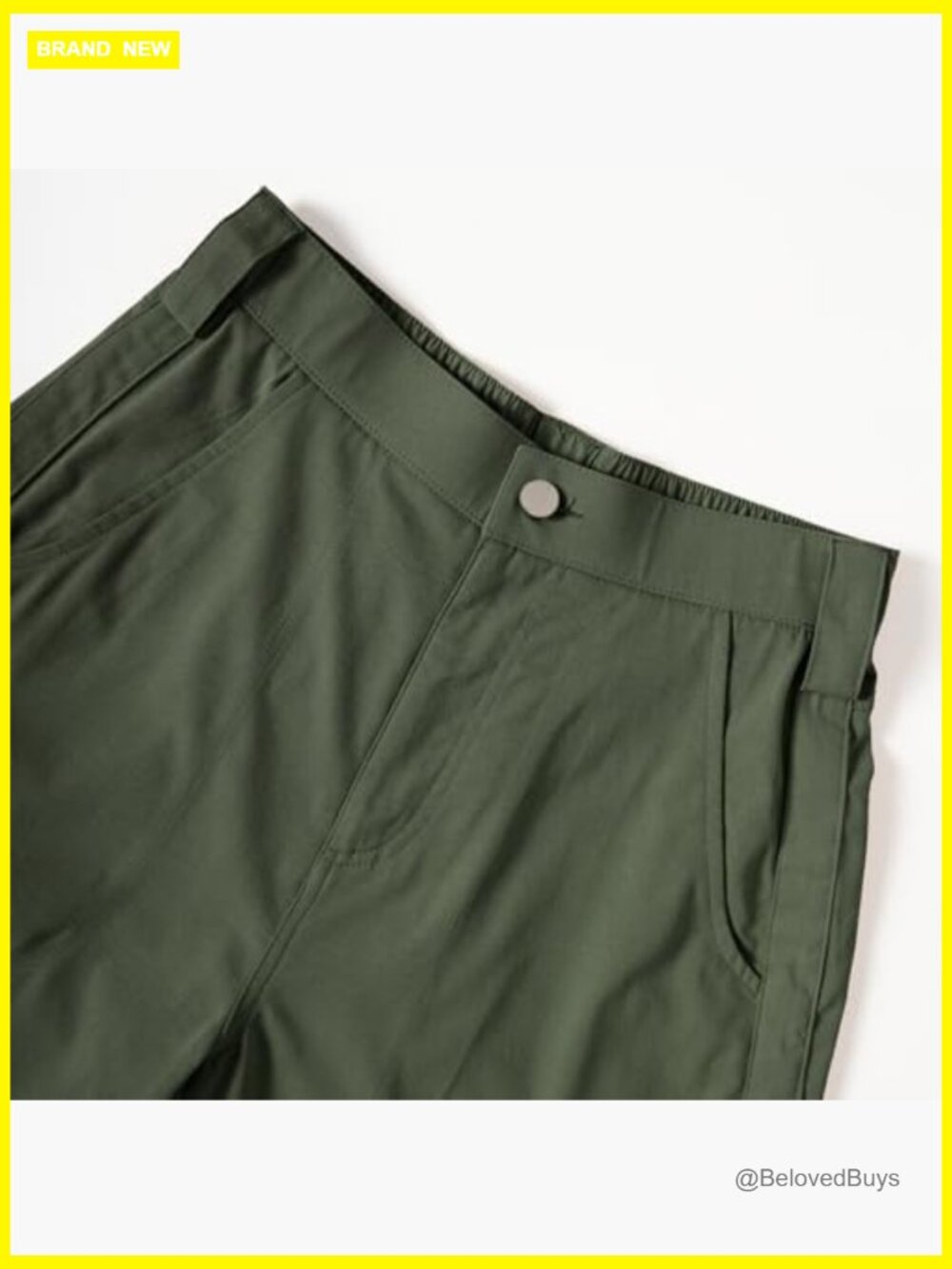 High Waist Cargo Pants Women Wide Leg Multi Pocket Y2K Parachute Trousers - Picture 4 of 7